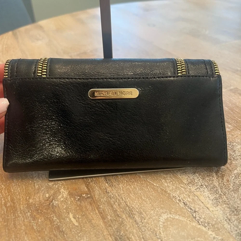 Michael Kors Black Leather Wallet